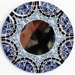 Mirror - Blue Delft